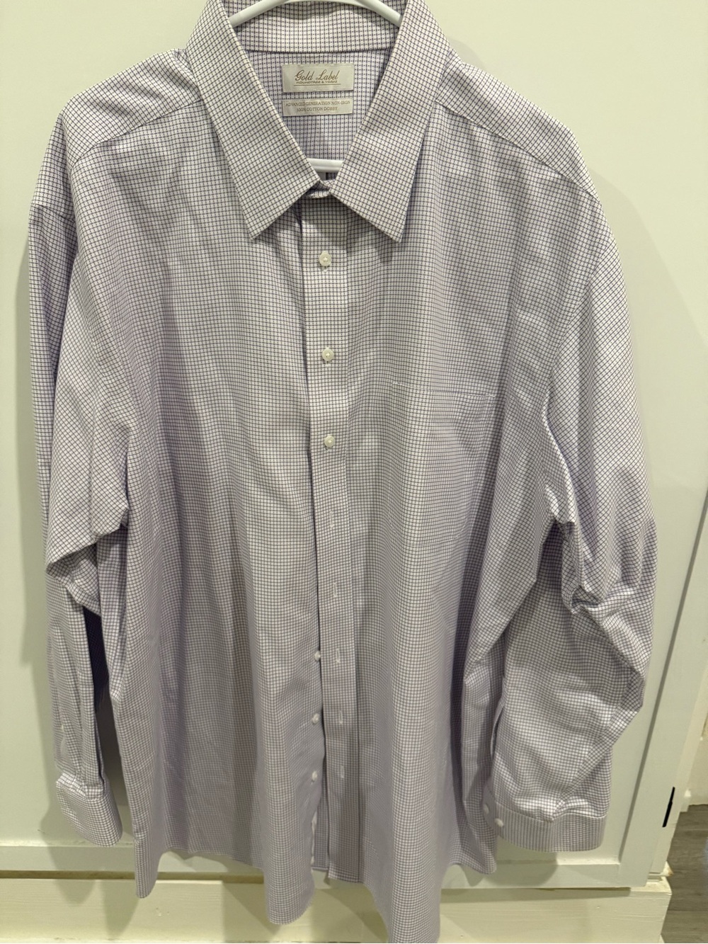 Roundtree & Yourke Gold Label Long Sleeve Button Up Dress Shirt